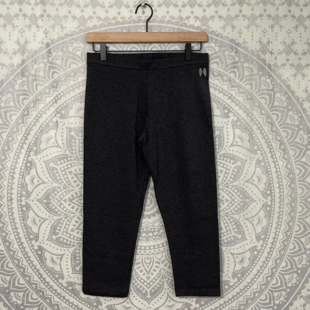 New $59 Victoria Secret 2016 Angel Yoga Workout Lounge Crop Legging Pants Grey M